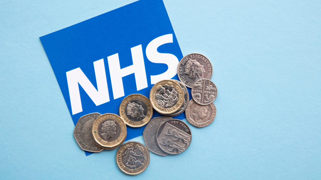 NHS with Coins 